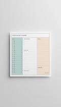Essential Daily Planner Minimal Layout