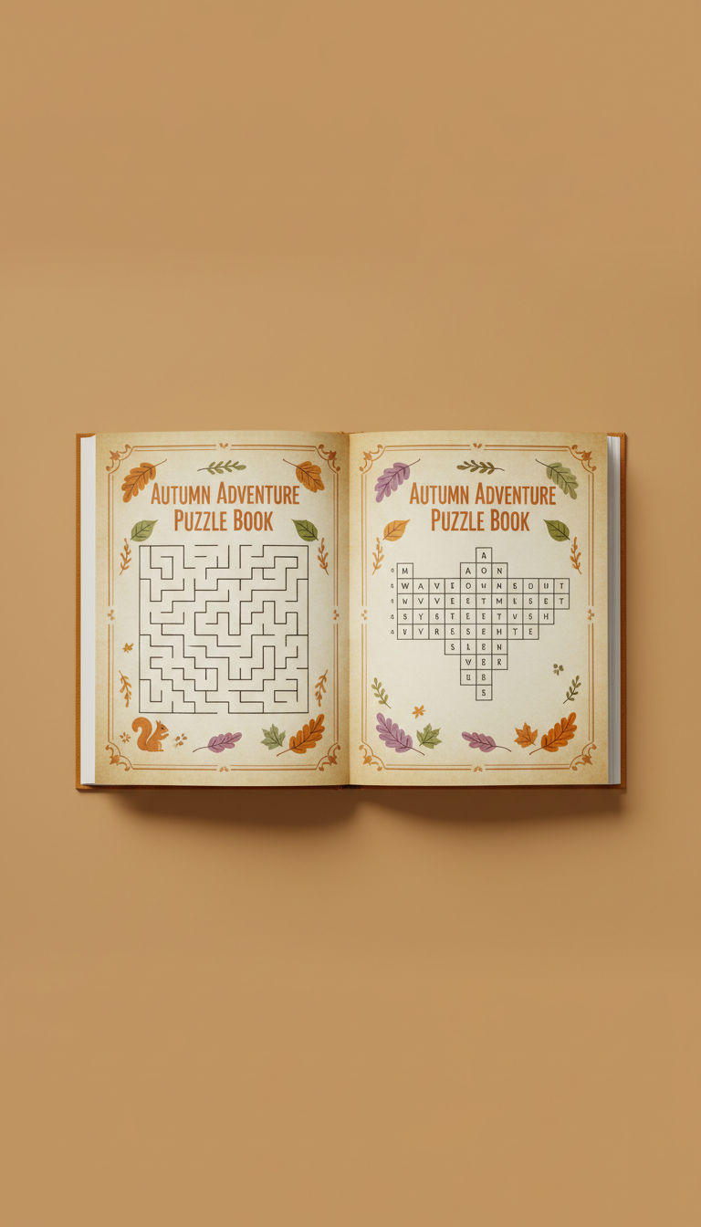 Autumn Adventure Puzzle Book