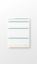 Weekly Focus Organizer Clean Grid