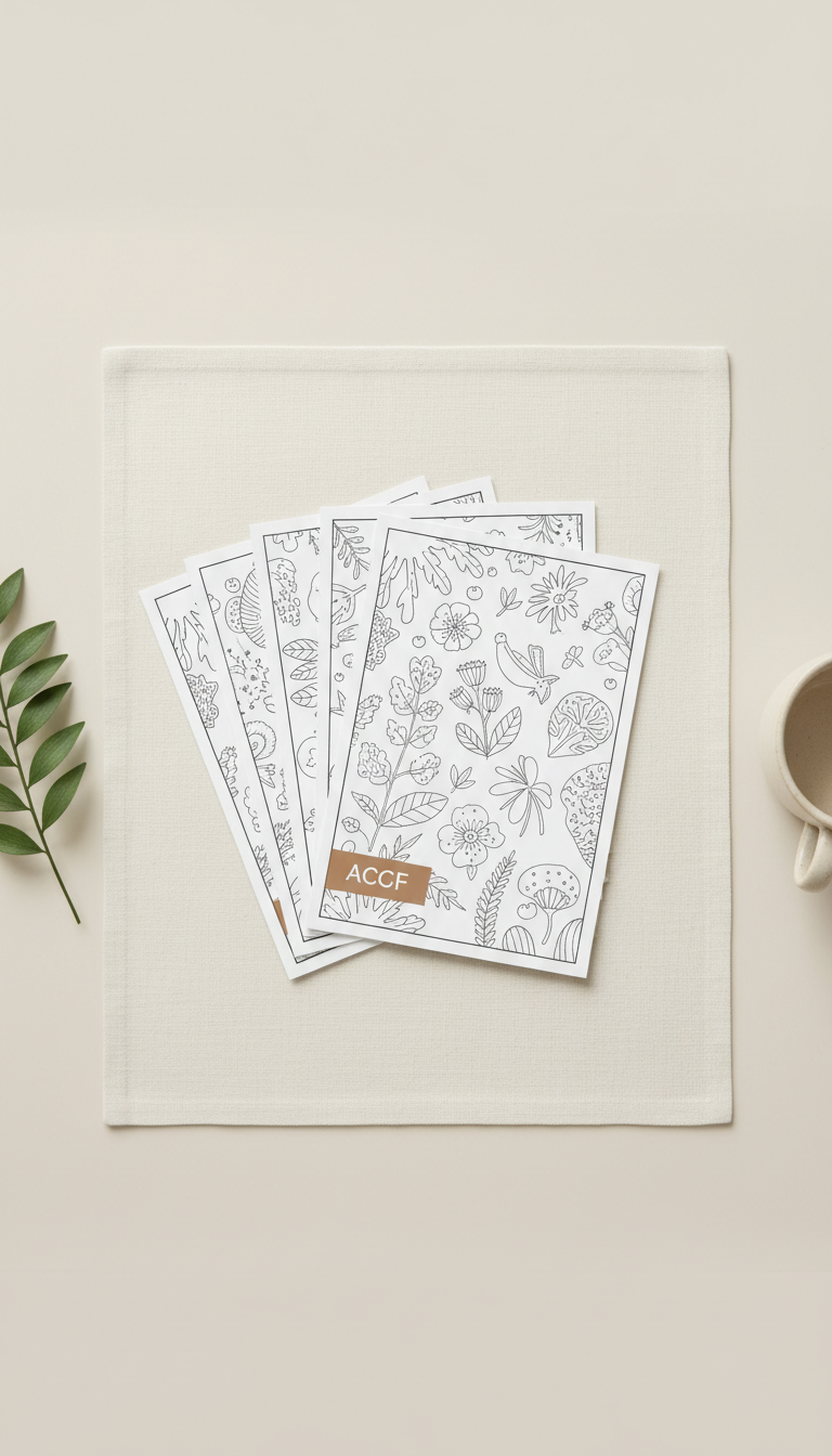 Illustrated Coloring Sheets Set PDF