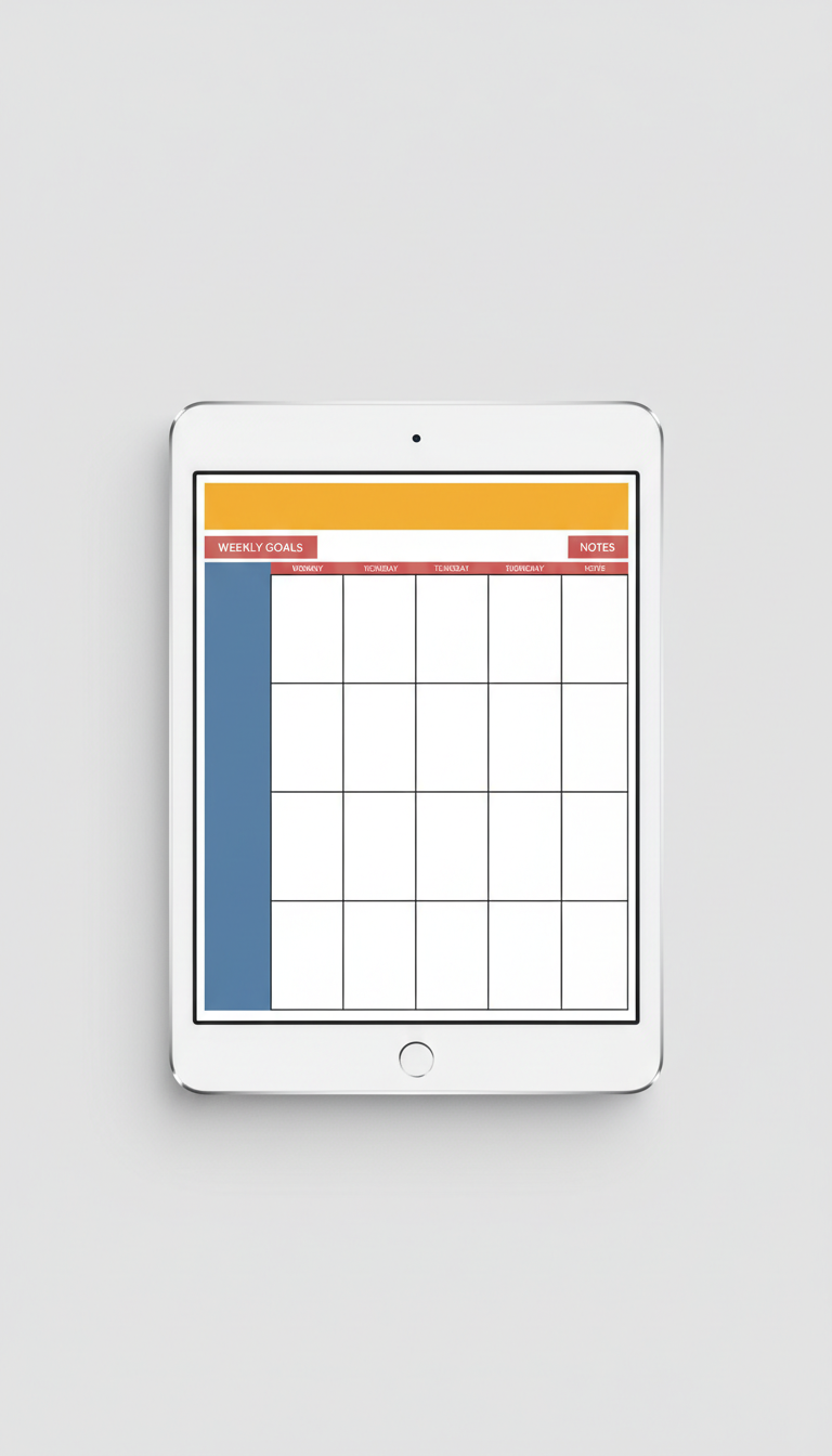 Weekly Action Plan Organizer PDF
