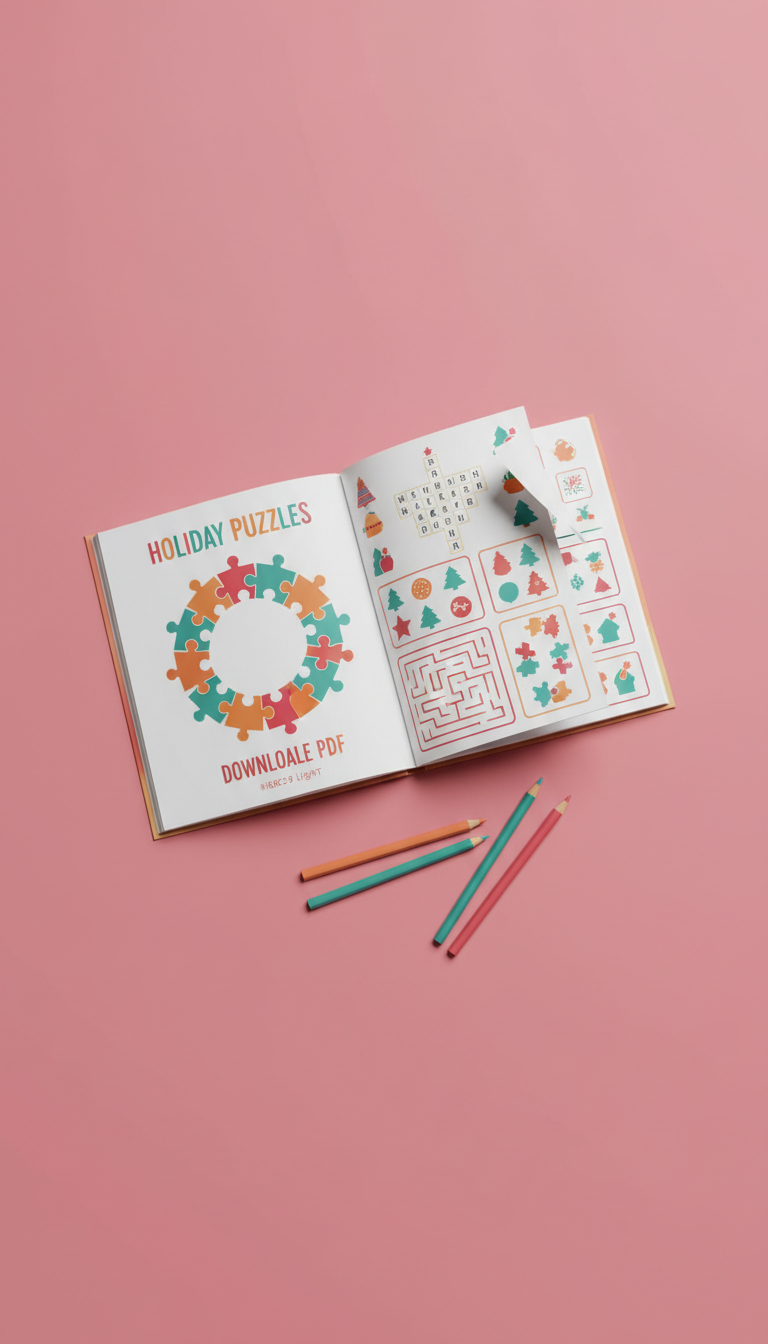 Festive Holiday Puzzles PDF