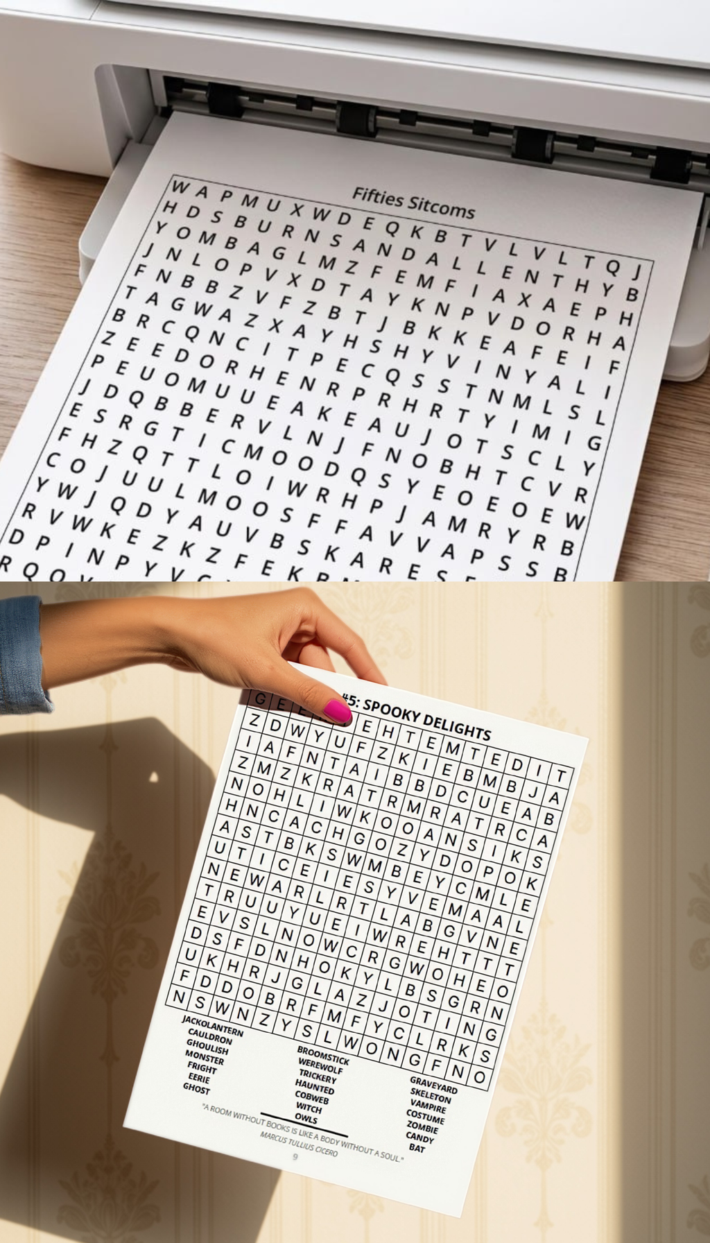 EF&SO Series. Word Search Book for Adults: Large Print. PART 3. (Printable PDF)
