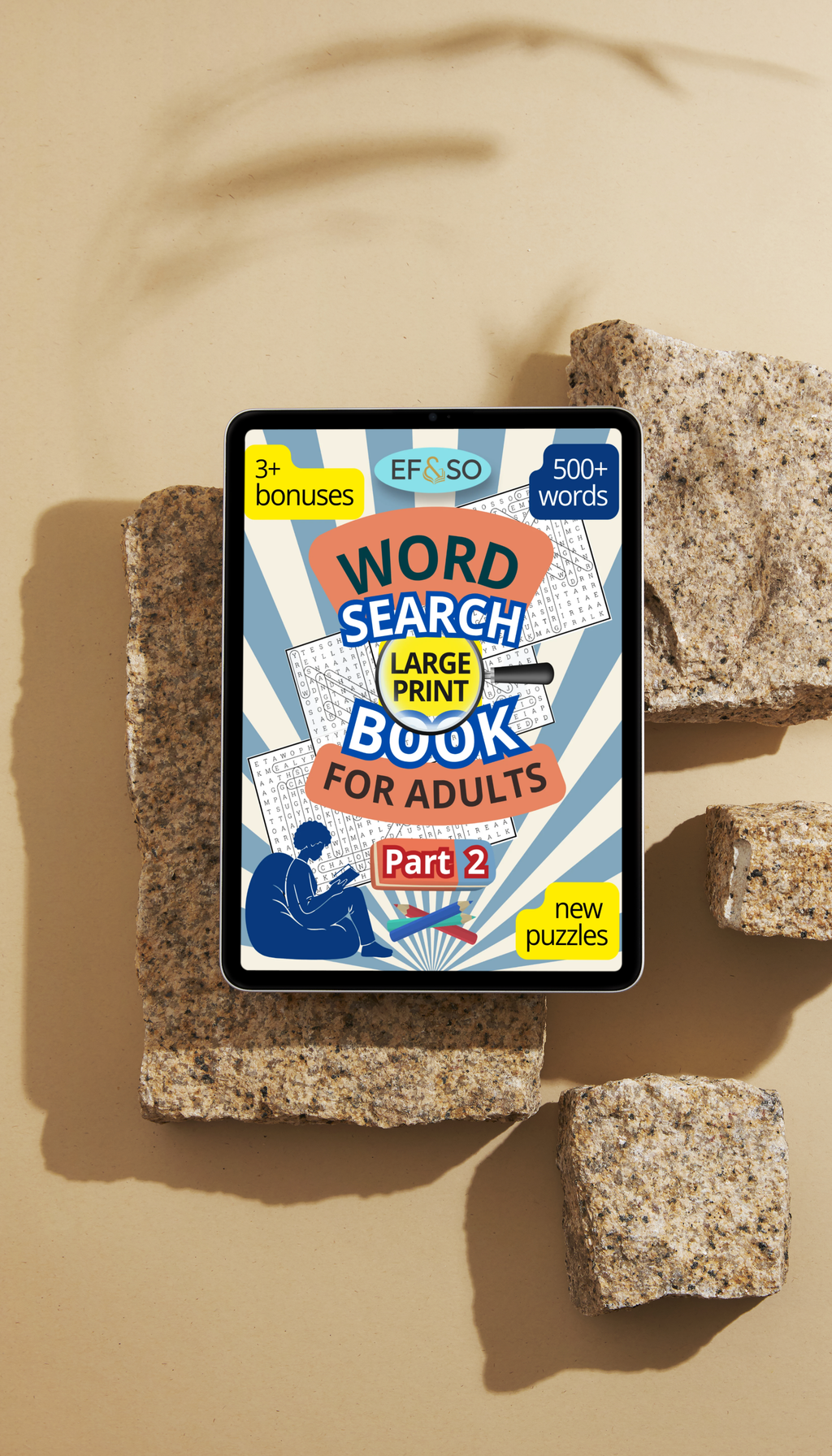 EF&SO Series. Word Search Book for Adults: Large Print. PART 2. (Printable PDF)