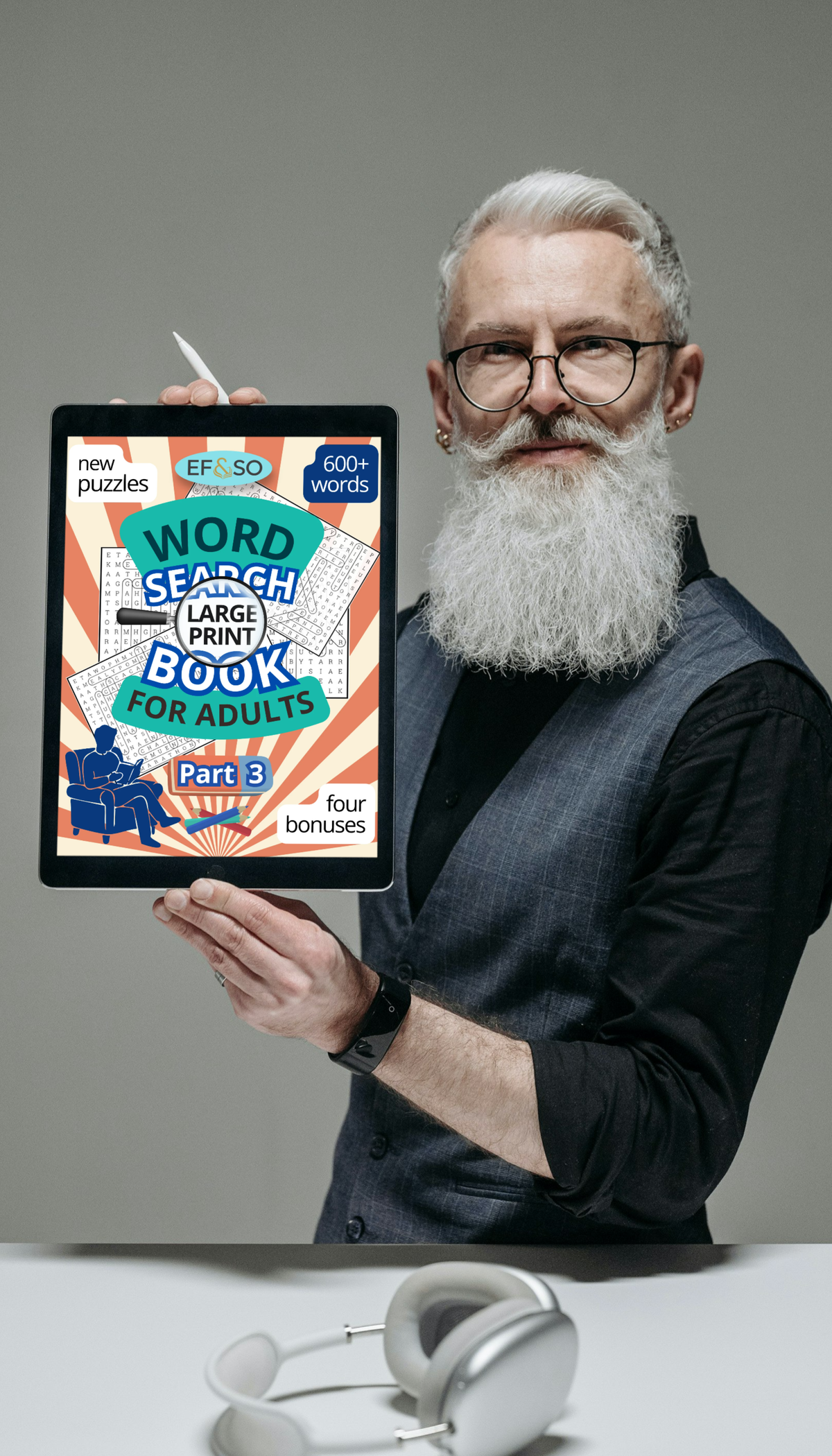 EF&SO Series. Word Search Book for Adults: Large Print. PART 3. (Printable PDF)