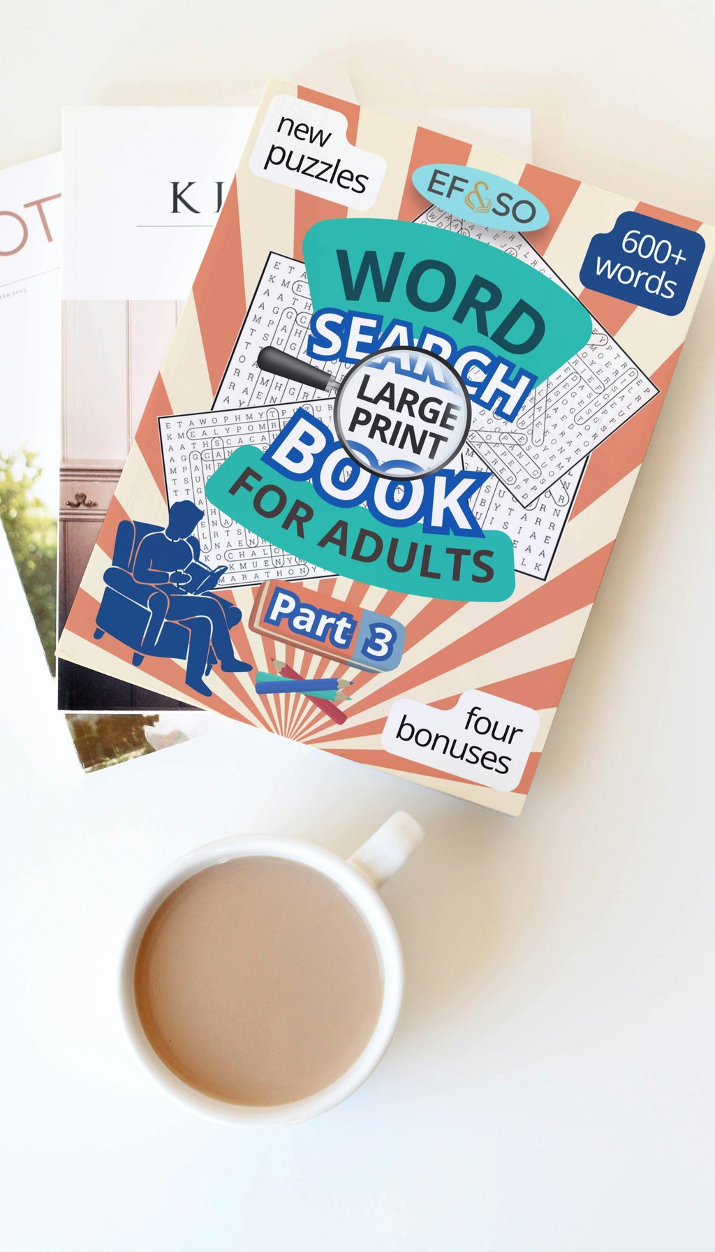 EF&SO Series. Word Search Book for Adults: Large Print. PART 3. (Printable PDF)