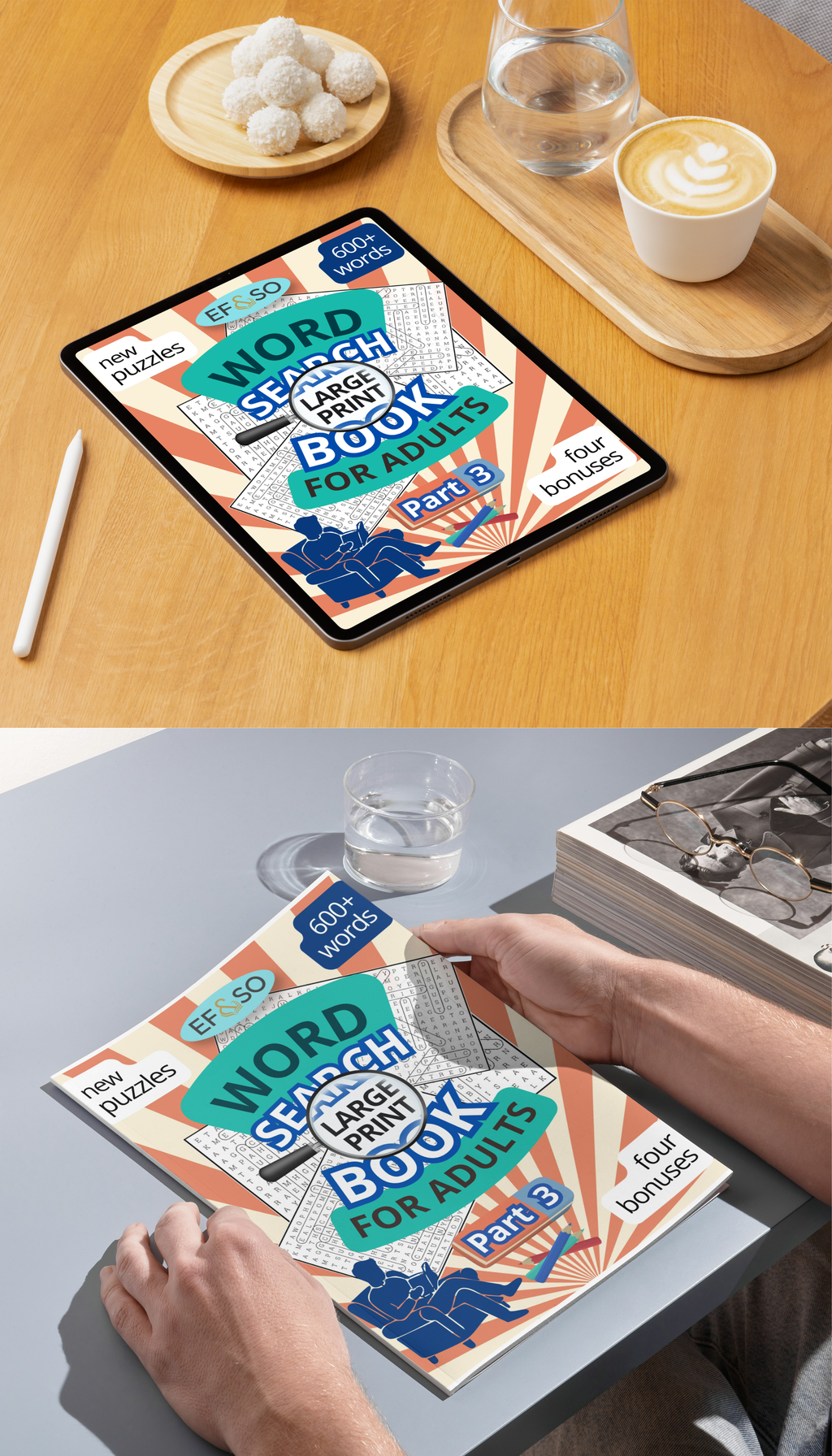 EF&SO Series. Word Search Book for Adults: Large Print. PART 3. (Printable PDF)