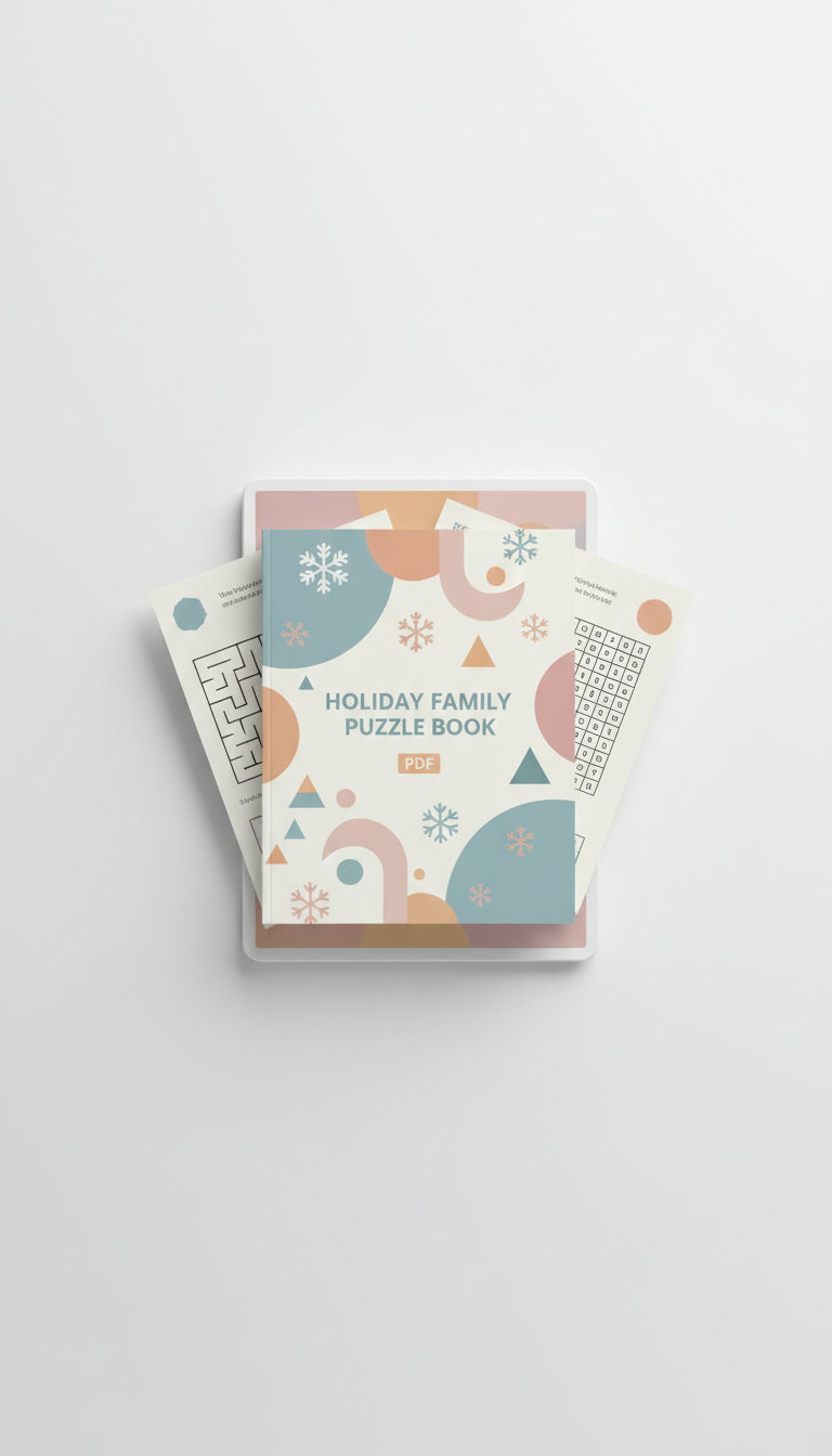 Holiday Family Puzzle Book PDF